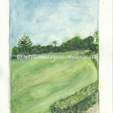 Verdant Tranquility: Golf Course Minimalism