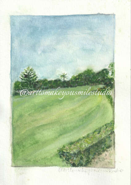 Verdant Tranquility: Golf Course Minimalism