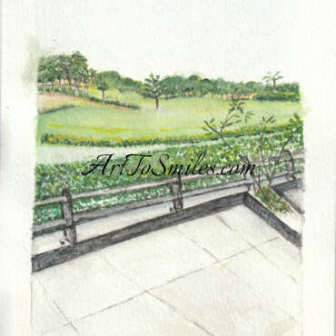 Balcony Serenade: Greens Symphony