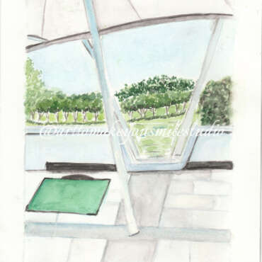 Canopy Elegance: Poolside Reverie