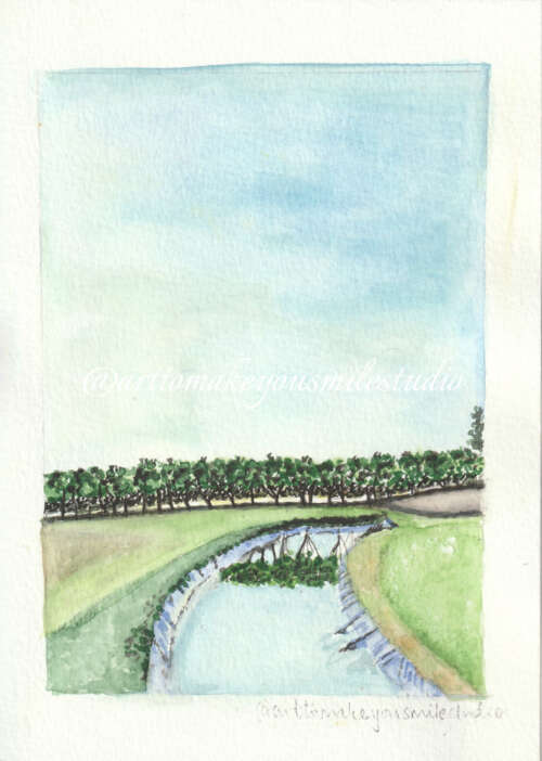 Azure Curves: Poolside Tranquility