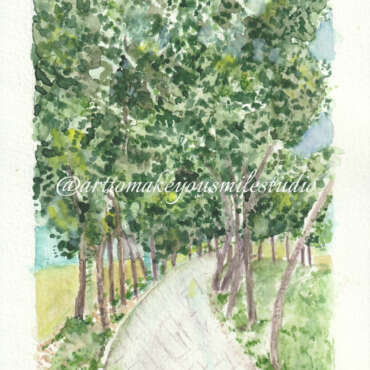 Serenade of Solitude: Winding Stone Path