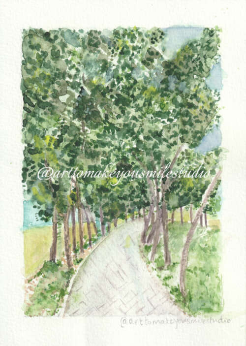 Serenade of Solitude: Winding Stone Path