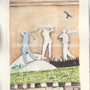 Urban Canvas: Golf Tales on the Kerb