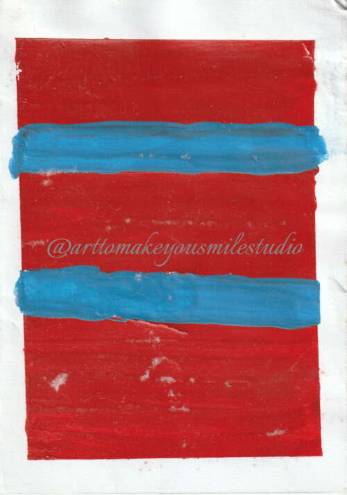 Chromatic Harmony: Bold Strokes on Paper