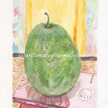Verdant Serenity - The Ash Gourd Still Life