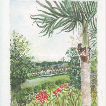 Framed in Nature - A Golf Course in Bloom